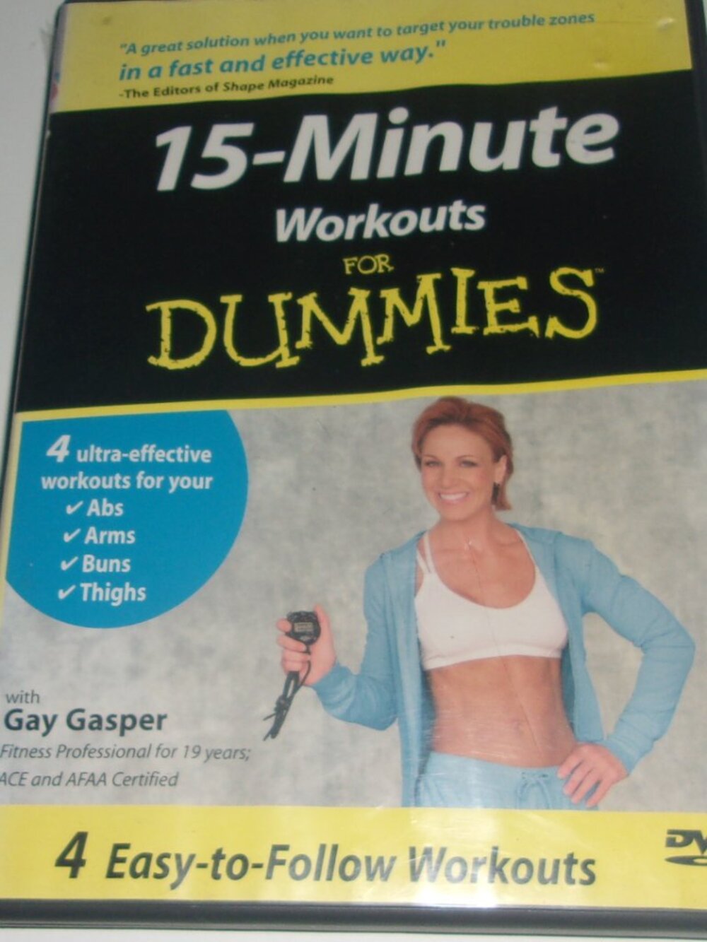 15 Minute Workouts For Dummies DVD